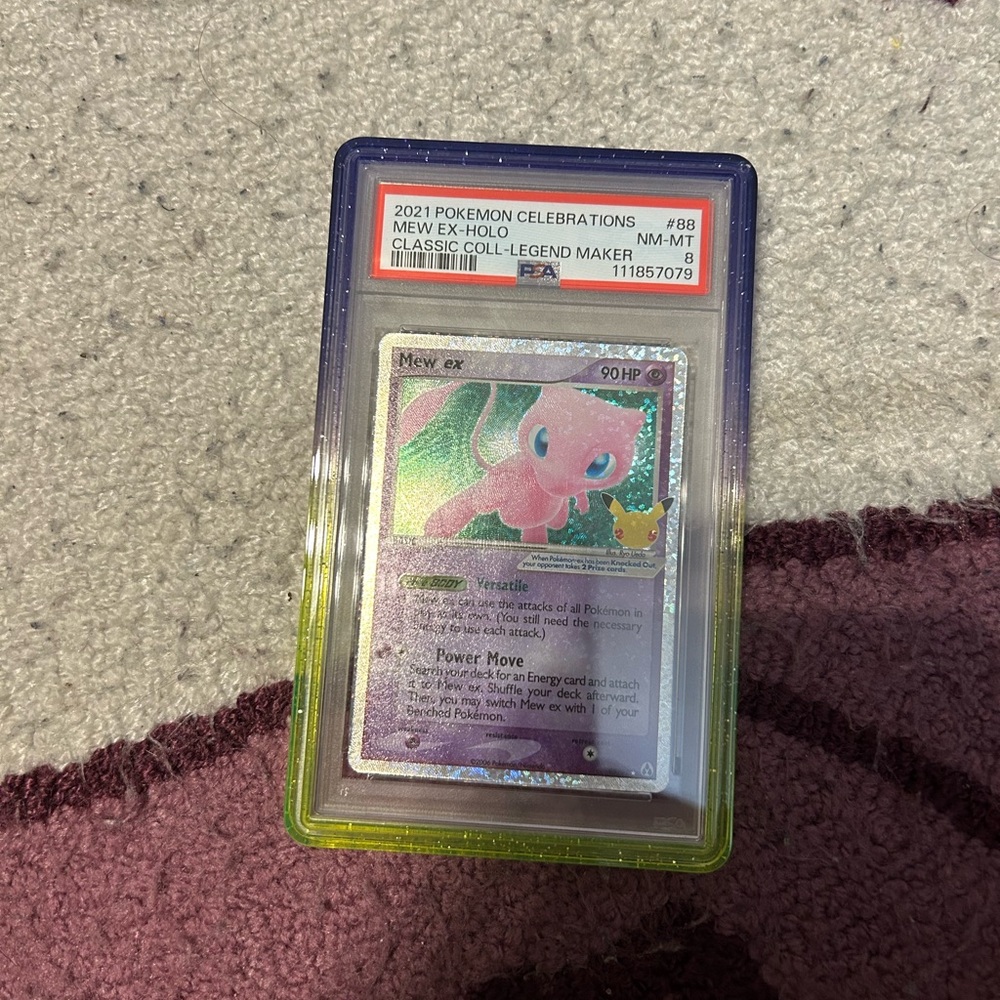 PSA 8 2021 Pokemon Celebrations Classic Collection #88 Mew Ex-Holo - Picture 3 of 4